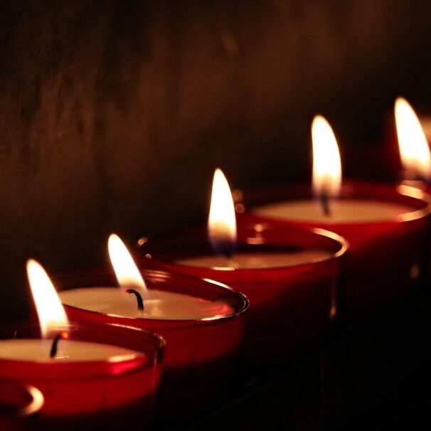 velas imagem de luto